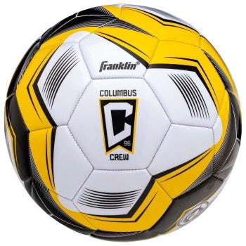 NIB Franklin Columbus Crew Size 5 Soccer Ball Black Yellow White