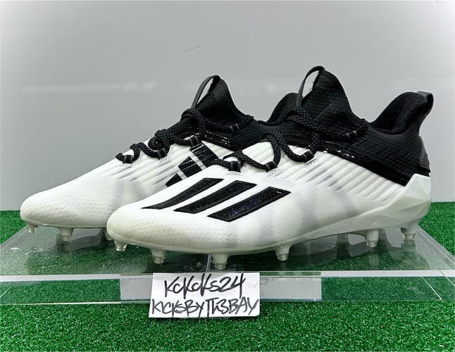 Adidas Adizero Football Cleats White EF7610 Size 11.5 Mens