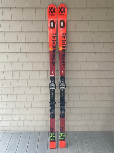 Used Unisex 2020 Volkl 178 cm Racing Racetiger GS Skis With Bindings Max Din 12
