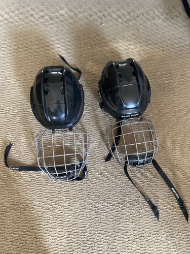 2 New Medium Bauer IMS 5.0 Helmet & Face Cages