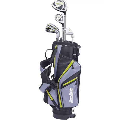 NEW Tour Edge Hot Launch HL-J Green 5 Club Set w/ Stand Bag Complete Set IN BOX