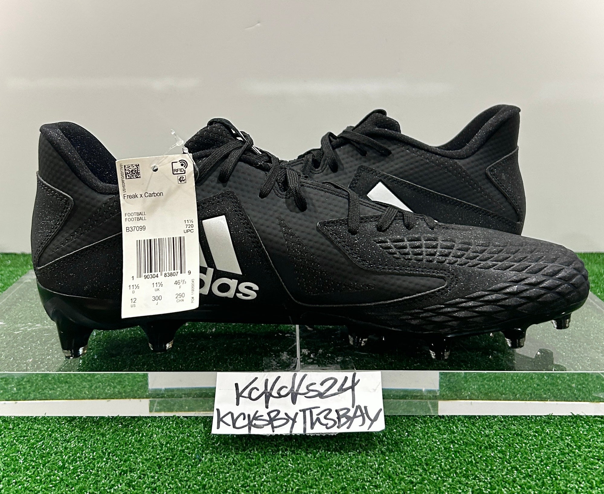 Adidas Freak x Carbon Football Cleats size 12 Mens Black  display picture 1