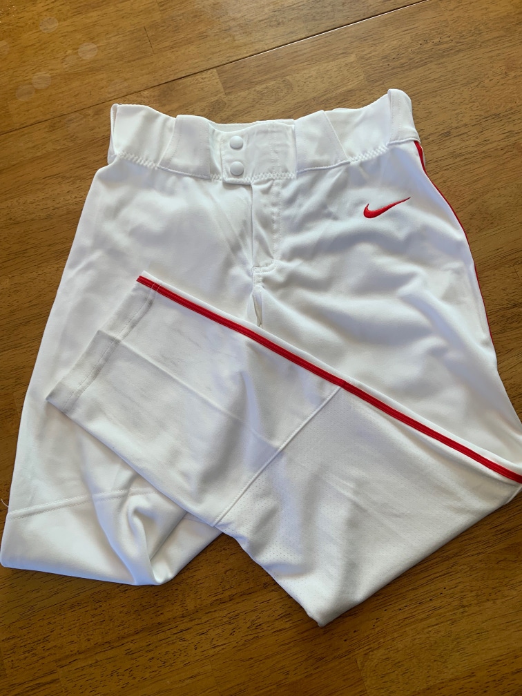 White Youth Unisex New Large Nike Game Pants