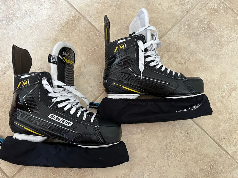 Used Bauer Regular Width 10.5 Supreme M1 Hockey Skates