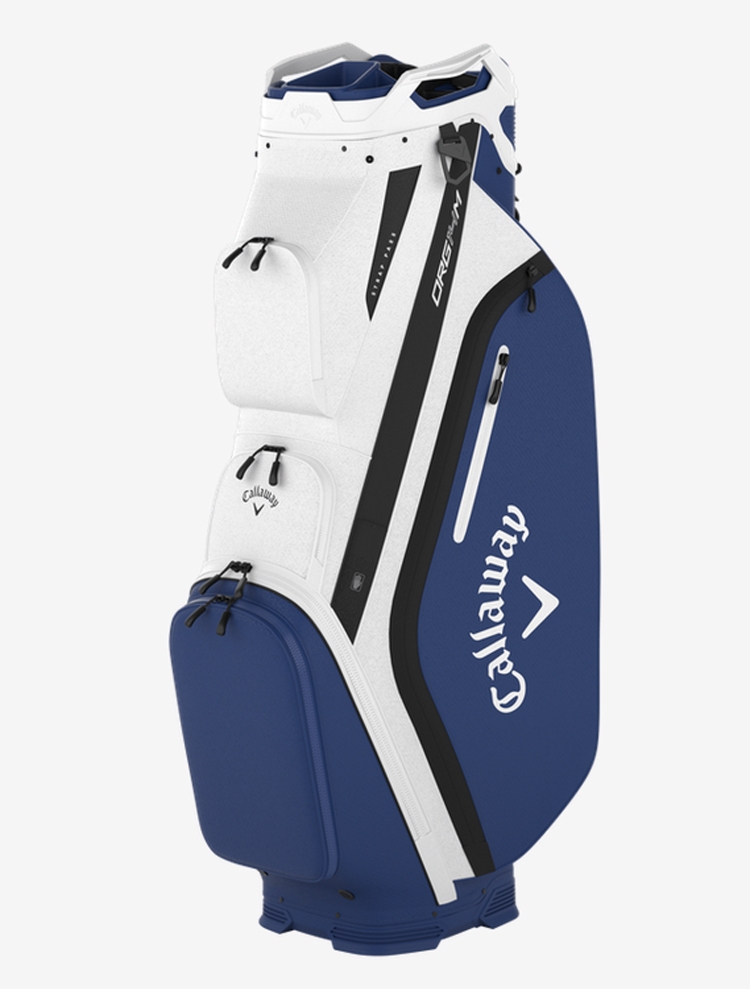 NEW Callaway Golf 2024 Org 14 M White/Cobalt Blue Cart Golf Bag