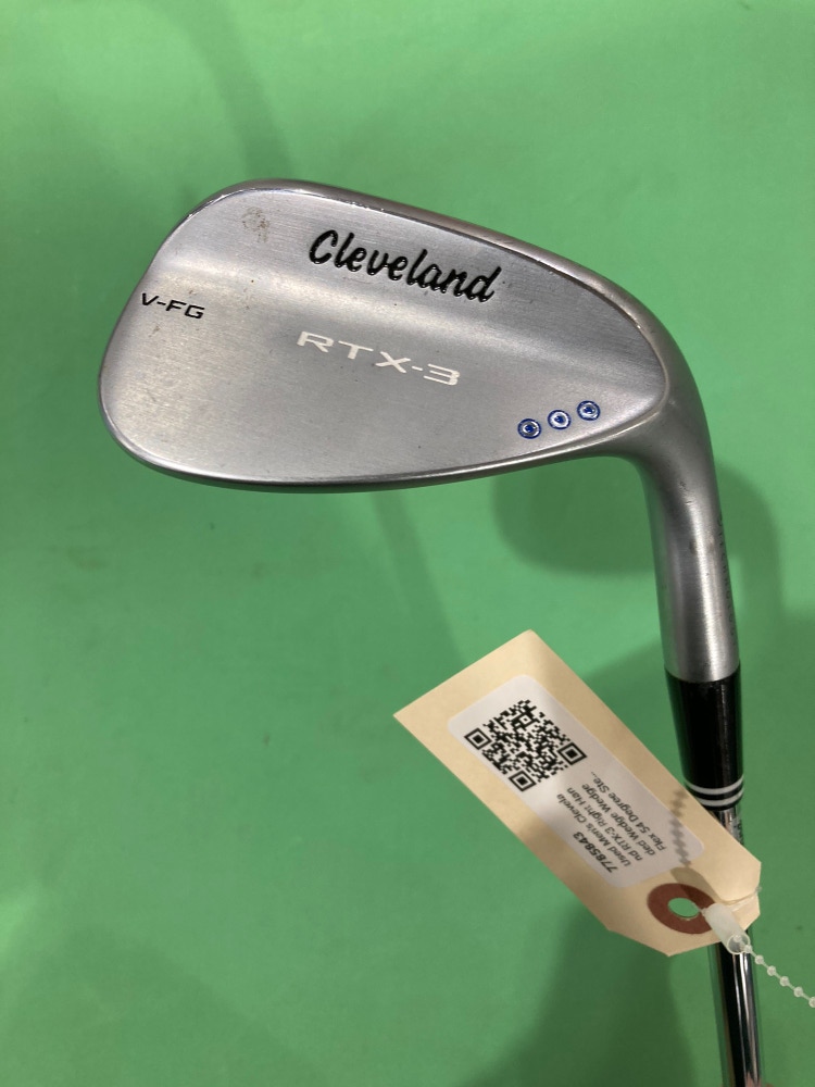 Used Men's Cleveland RTX-3 Right Handed Wedge Wedge Flex 54 Degree Steel Shaft
