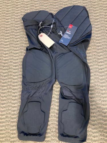 Black Youth New XL Under Armour Game Pants
