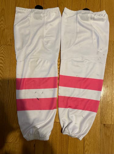 Used Hershey Cubs Breast Cancer Socks