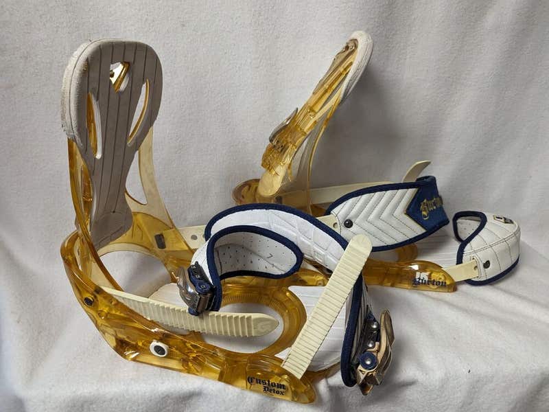 burton detox snowboard binding Burton Snowboard Bindings Size L? Color White Condition Used | SidelineSwap