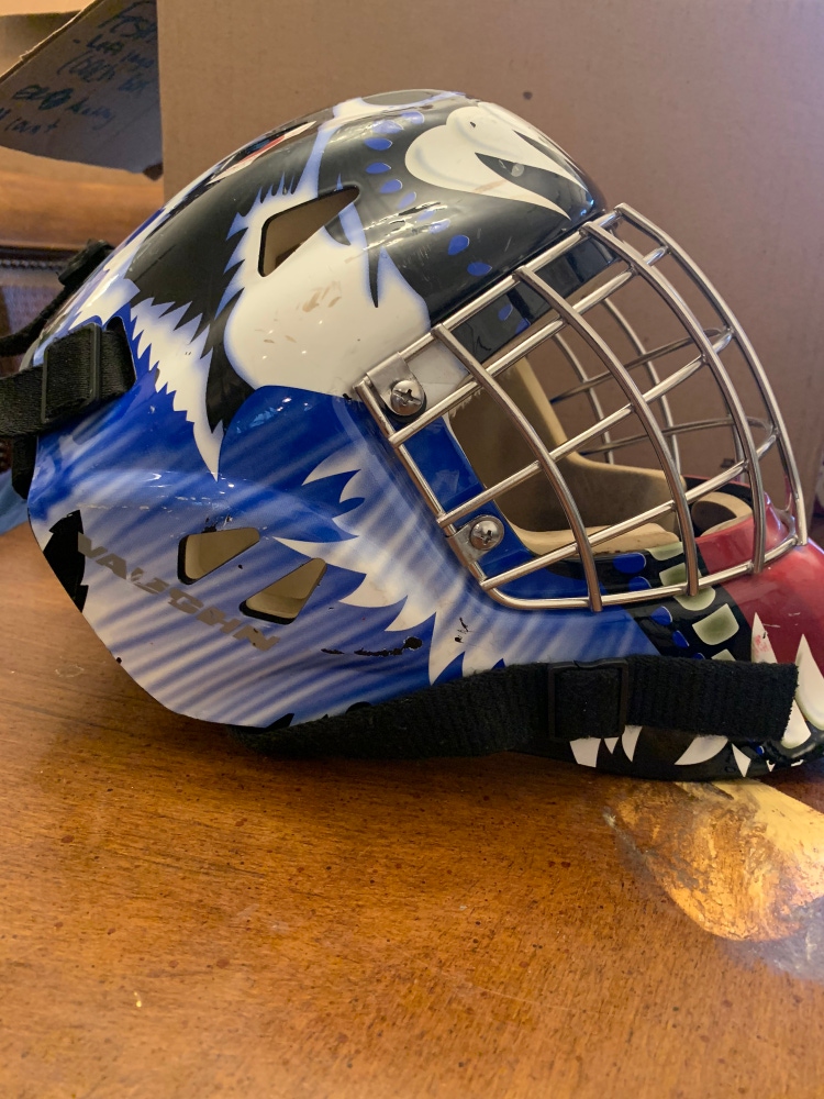 Used Vaughn Pro Stock VM 7500 Goalie Mask