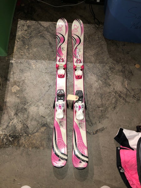 Used Kid's 112cm K2 Luv Bug Skis With Bindings