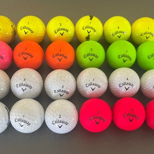 (24) Callaway SUPERSOFT Golf Balls Lot K2 used/recycled 2 dozen