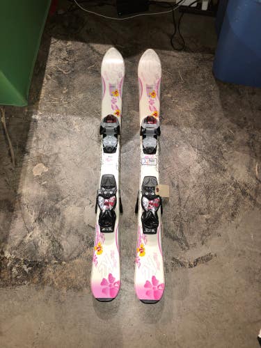 Used 100cm Kid's K2 Luv Bug Skis With Bindings