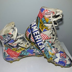 Under Armour Highlights America USA Limited Edition Men’s 8.5 Cleats