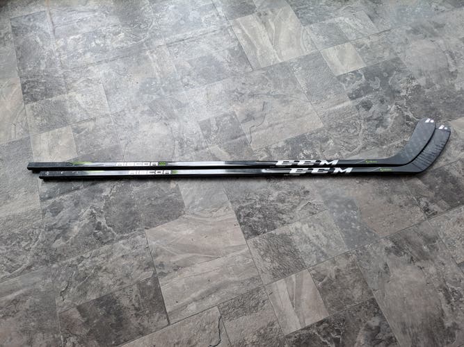 2 Pack Used CCM RibCor Trigger2 PMT LH Hockey Stick P91A Pro Stock