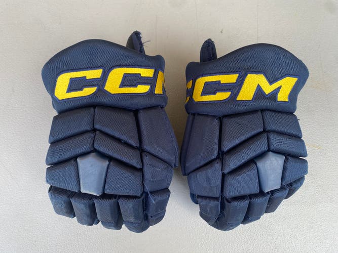 CCM HGTK Tacks Pro Stock Hockey Gloves Modified 13" BLUES 6301