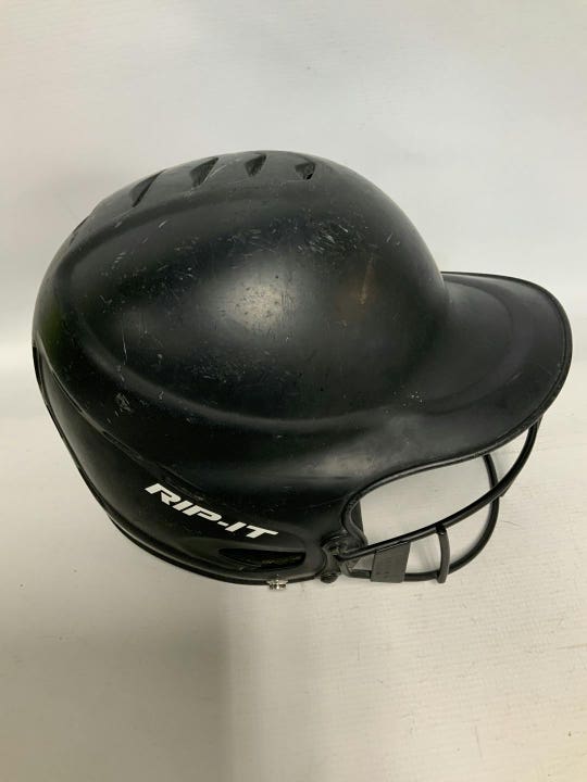 Used Rip-it Black S M Baseball And Softball Helmets