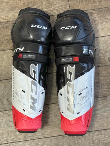 CCM JetSpeed FT4 15" Shin Pads Senior Used Hockey