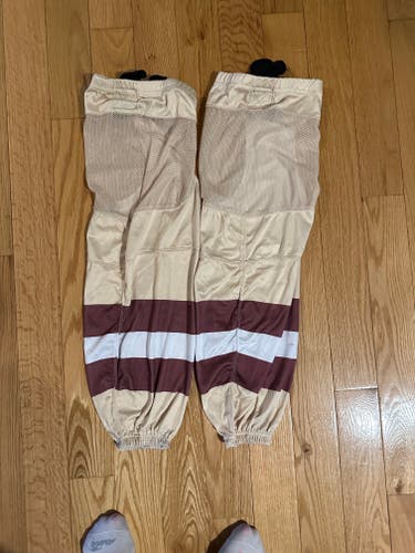 2022-2023 Hershey Cubs Game Used Socks Cream