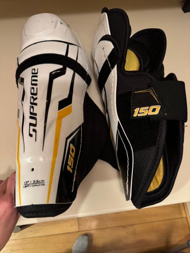 Used Bauer 13" Supreme 150 Shin Pads