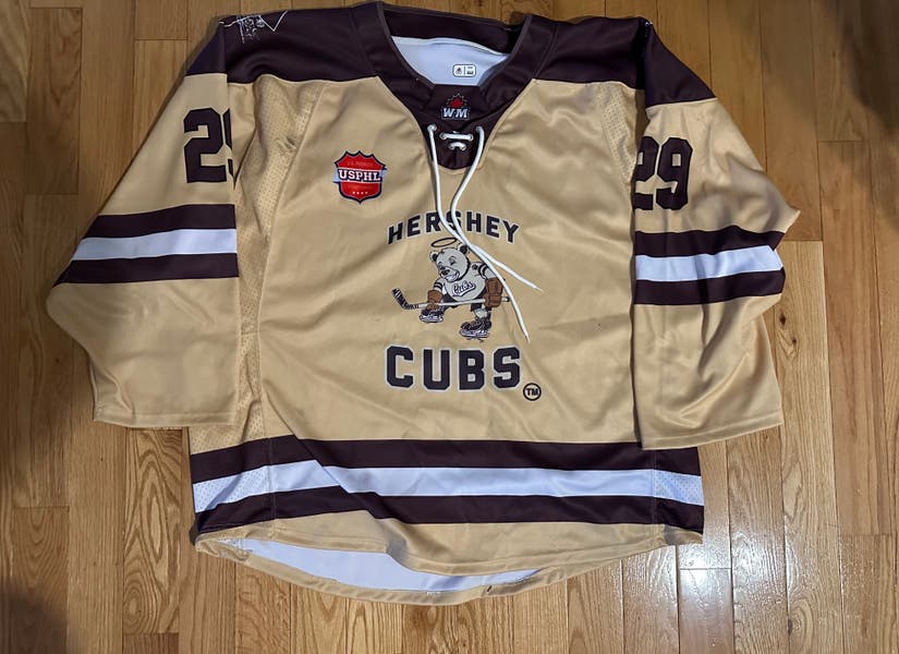 2023-2024 Hershey Cubs Game Worn Jersey Cream SidelineSwap Buy