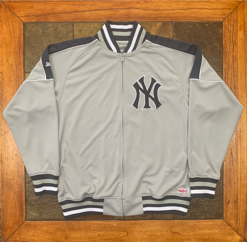 New York Yankees Gray New Large Stitches Jacket