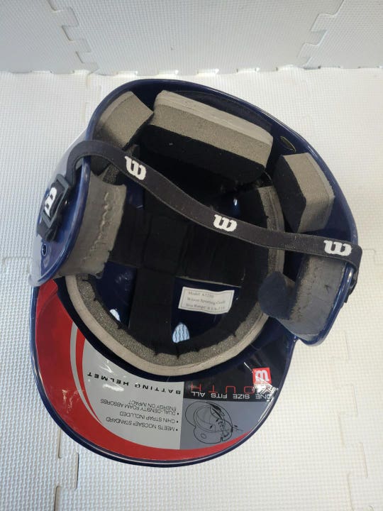 Used Wilson Youth Batting Helmet One Size Baseball And Softball Helmets