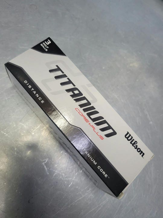 Used Wilson Titanium Core Plus Golf Balls
