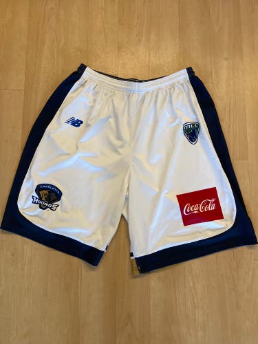 White Charlotte Hounds MLL Game Shorts