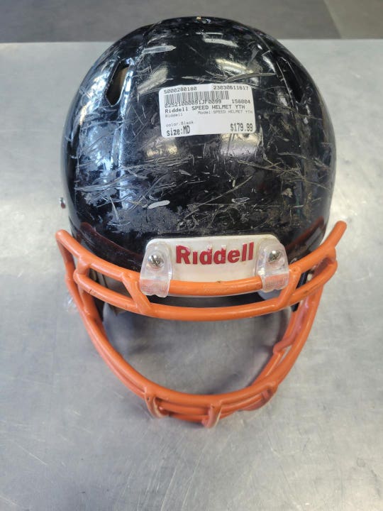 Used Riddell Speed Helmet Yth Md Football Helmets