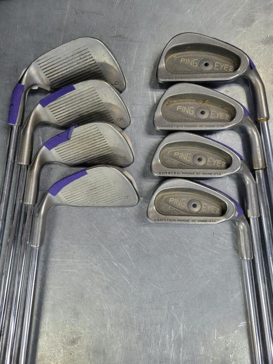 Used Ping Eye 2 2i-9i Regular Flex Steel Shaft Iron Sets