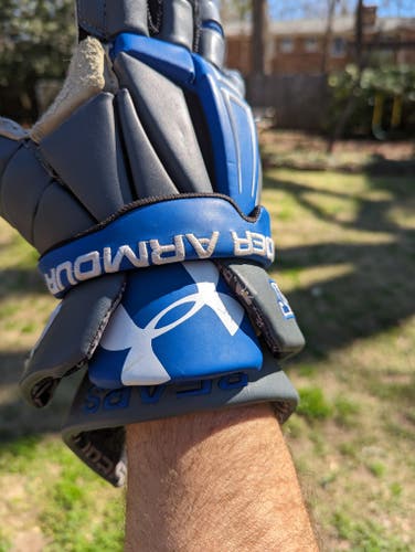UA Gloves Blue/Gray NYiT #42