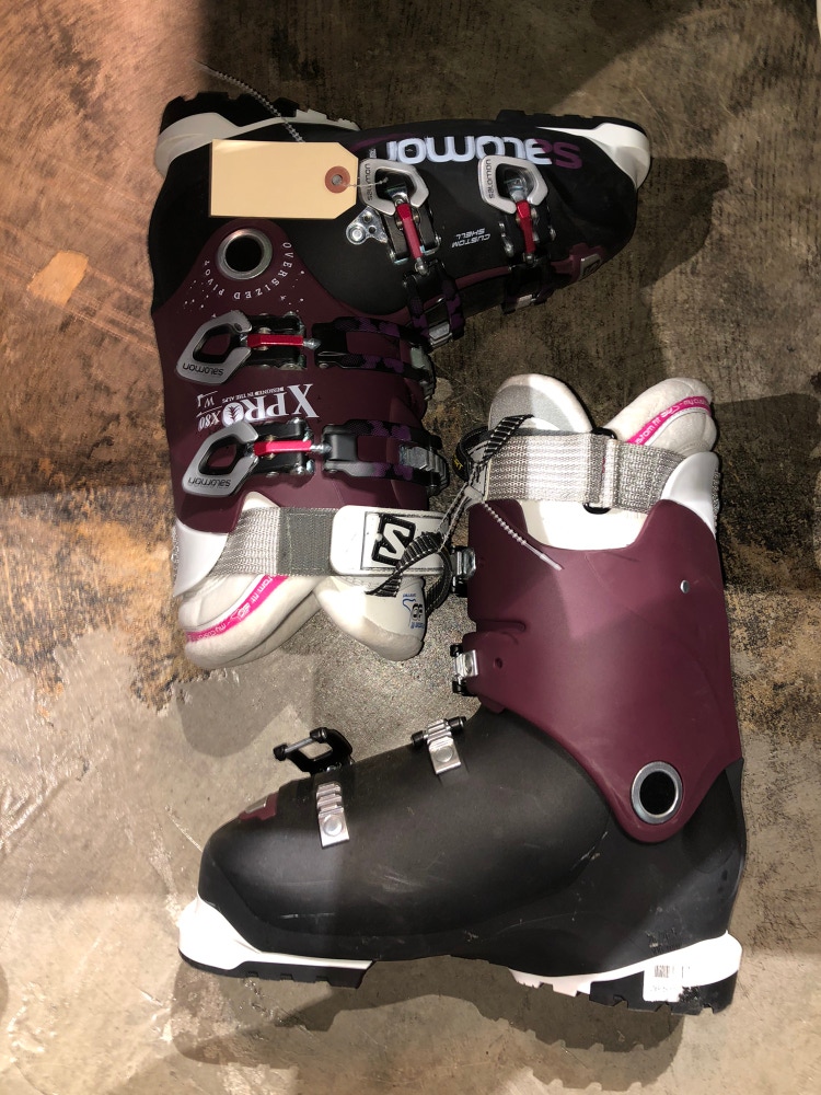 Used Women's Salomon X-Pro X80 W Ski Boots (Mondo 26/26.5 306mm)