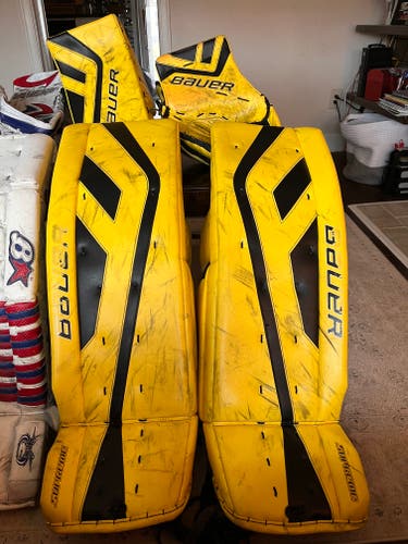Used 35+2" Bauer Regular TotalOne NXG Goalie Full Set