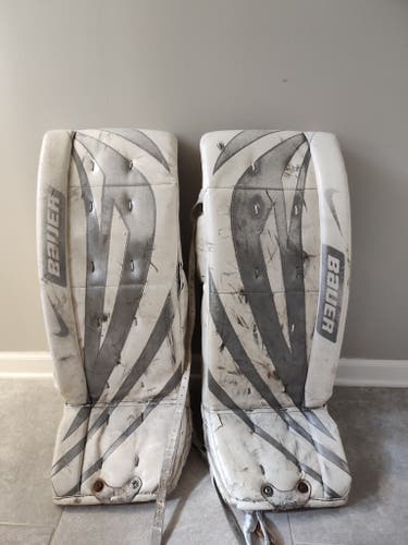 34" Bauer One55 senior goalie leg pads
