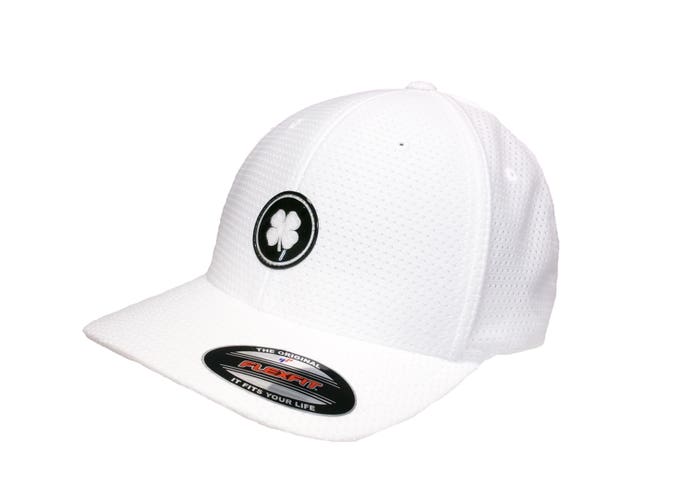 NEW Black Clover Live Lucky Clear Vision #1 White Fitted S/M Golf Hat/Cap