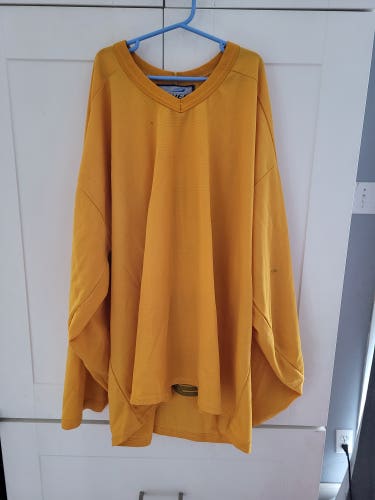Yellow Used XXL Adult Unisex Bauer Jersey
