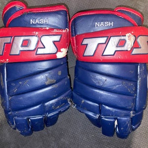 Rick Nash 14” TPS HGT2P Hockey Gloves Columbus Blue Jackets Navy
