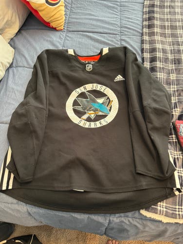 San Jose Sharks Adidas Practice Jersey MiC 58