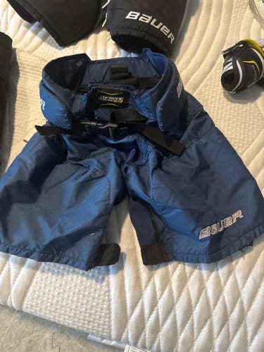 Blue Used Small Bauer  Supreme Total one MX3 Pant Shell
