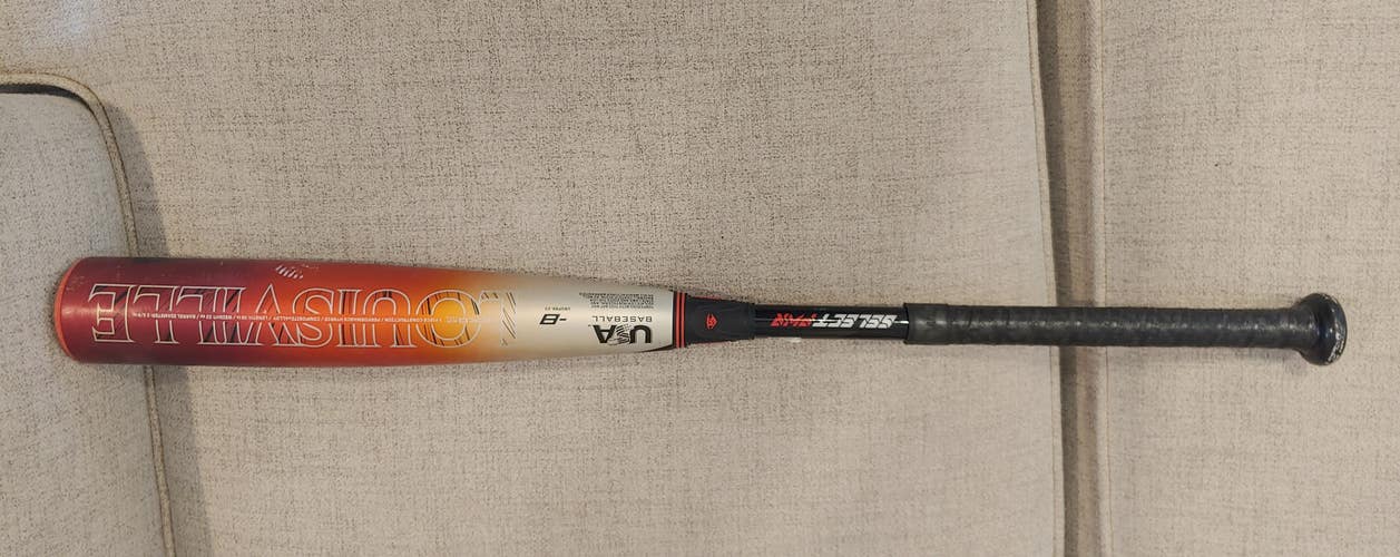 Used USABat Certified Louisville Slugger Composite Select PWR Bat (-8) 22 oz 30"