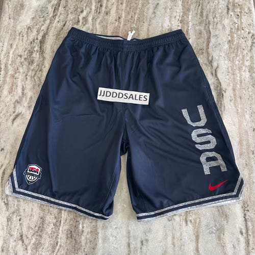 Nike Team USA Basketball Player Issued Shorts CV9693-451 Men’s Size L Length +2  New