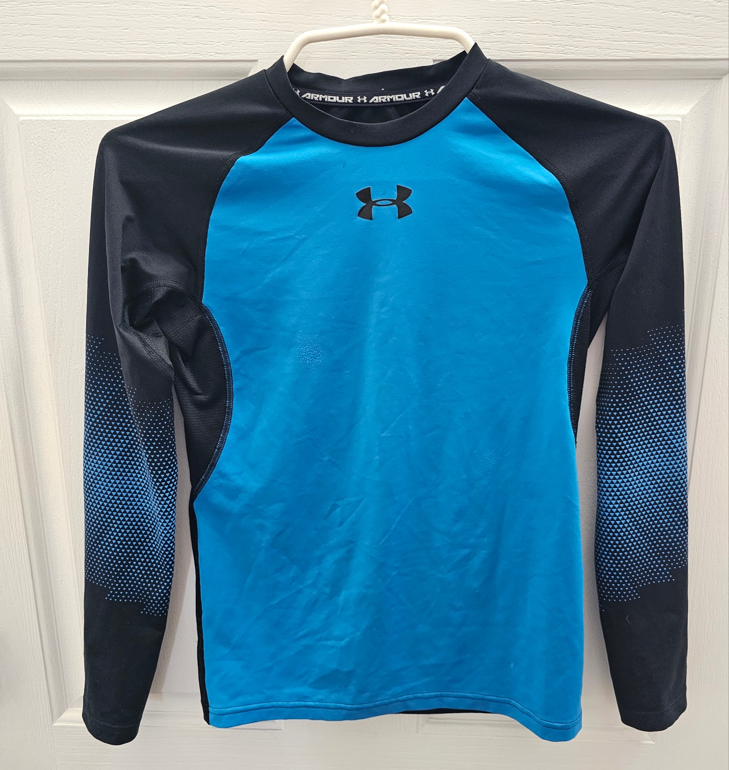 2 - Boys' UA Fitted Grippy Long Sleeve Shirts