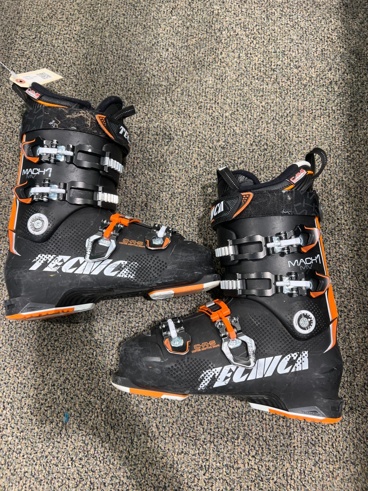 Used Tecnica Mach 1MV Ski Boots (Mondo 27 & Mondo 27.50 - 315cm)