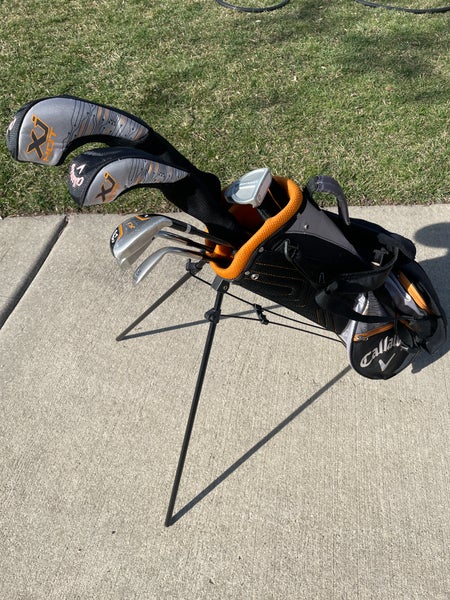 Callaway Boys XJ Hot Junior Kids Golf Club Set Left Hand - Regular Flex 6 Pieces