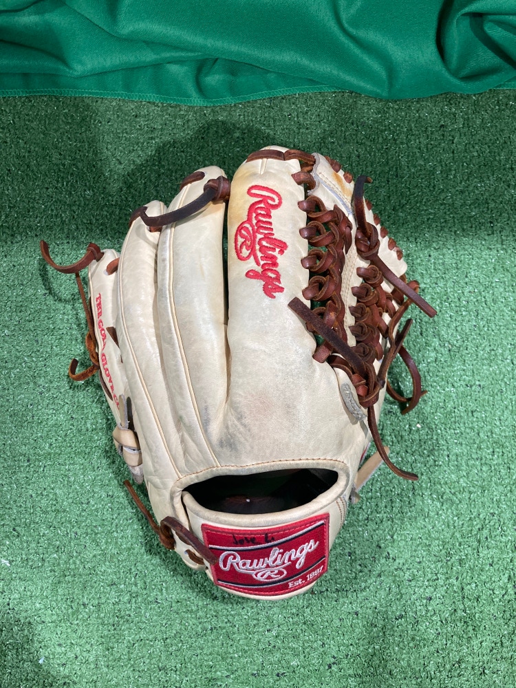 Used Rawlings Heart of the Hide Right Hand Throw Infield Baseball Glove 11.75"