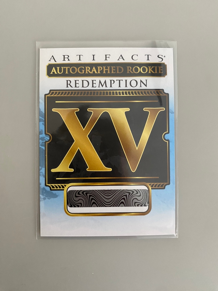 Artifacts Autographed Rookie redemption xv