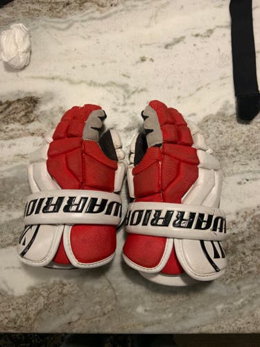 Used Warrior Hundy Lacrosse Gloves 12"