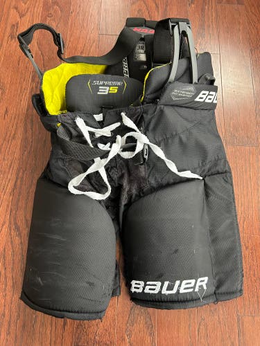 Bauer hockey pants with suspenders