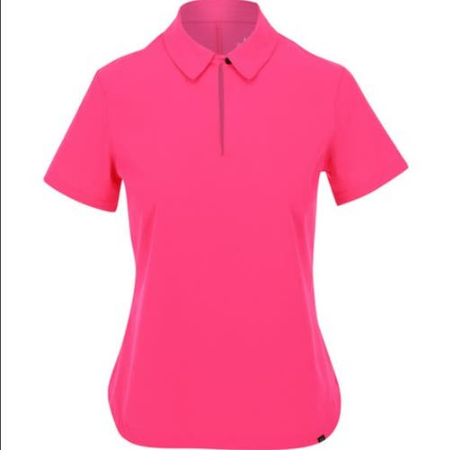 Nike Women's 2XL Flex UV Ace Short Sleeve Golf Polo Hyper Pink Shirt CU9349